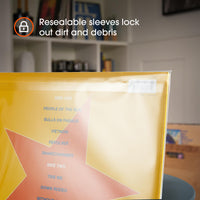 [NEW SIZE] 7" CLARITY Resealable Outer Sleeves (50 Pack)